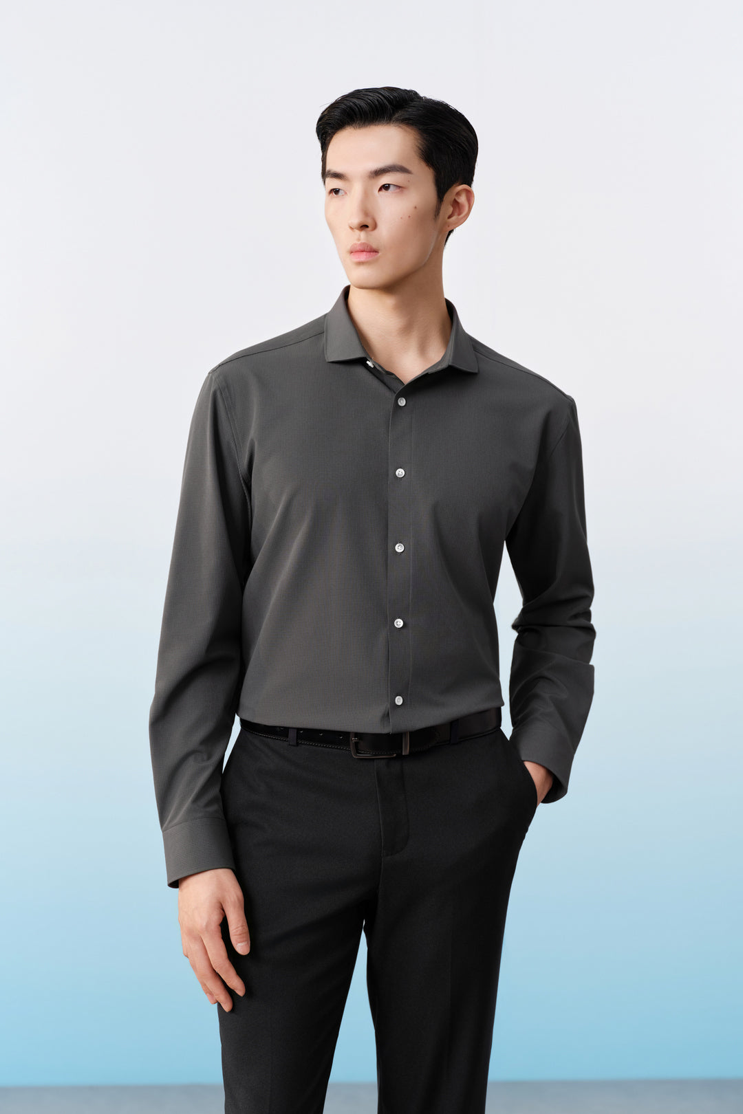 Non-Iron 長袖商務恤衫