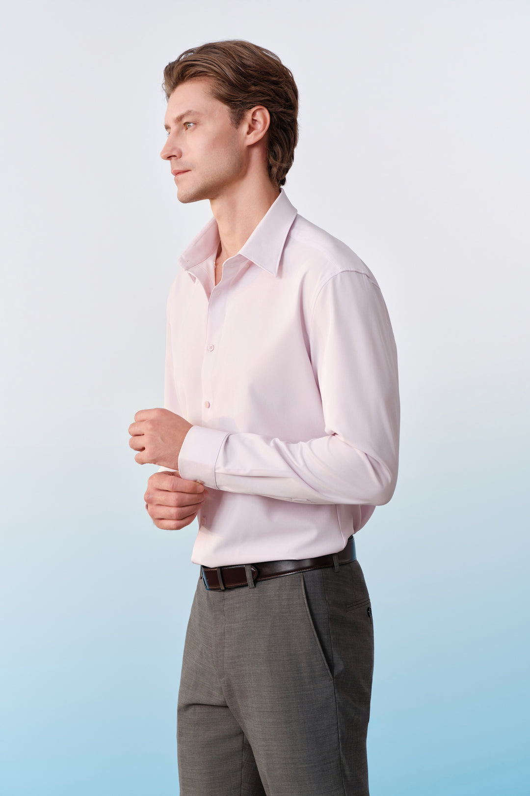Non-Iron 長袖商務恤衫