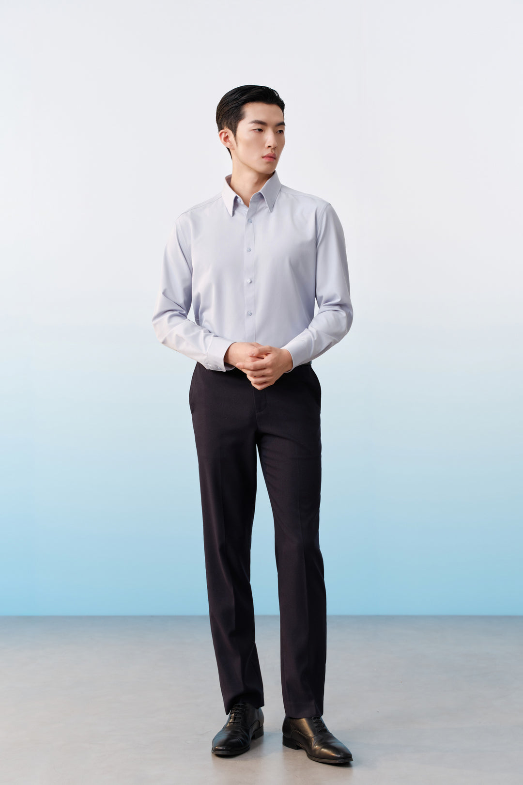 Non-Iron 長袖商務恤衫