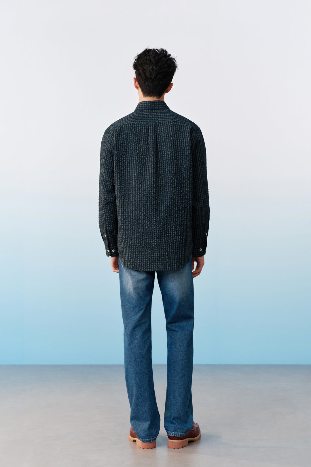 Relax Fit Long-Sleeve Casual Shirt