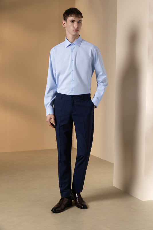 Three Proof Finish | Twill Long-Sleeve Dress Shirt