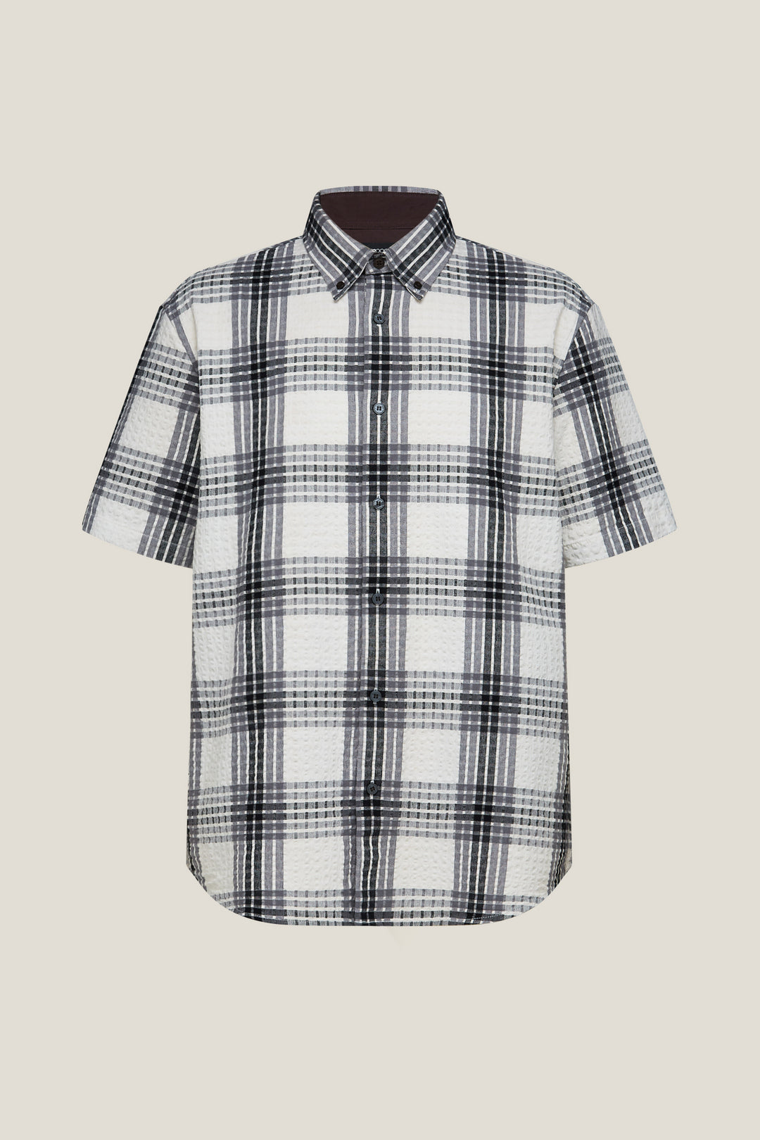 G2000 MAN-cotton-blend-short-sleeve-casual-shirt-61130764-Grey