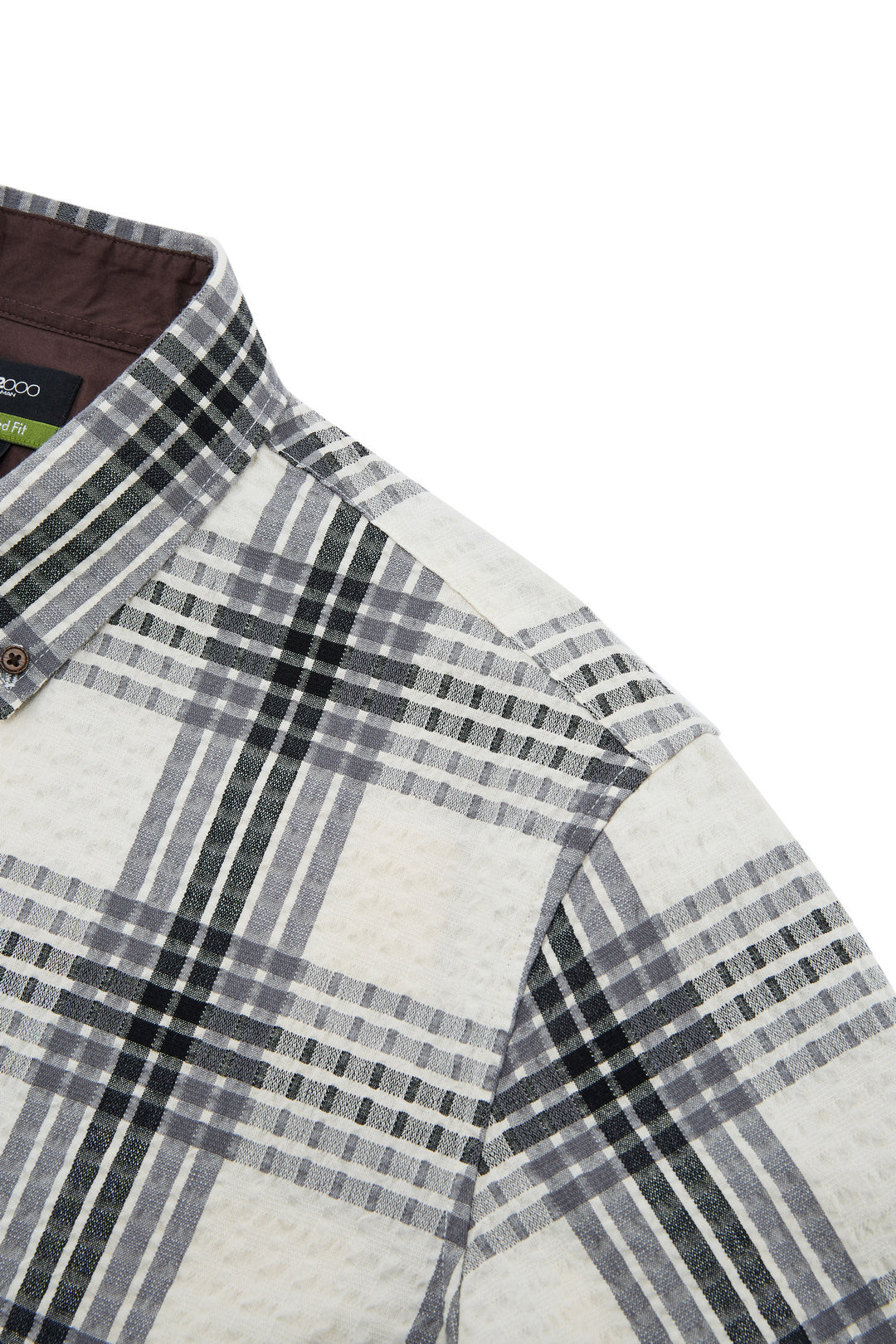 Cotton Blend Short-Sleeve Casual Shirt