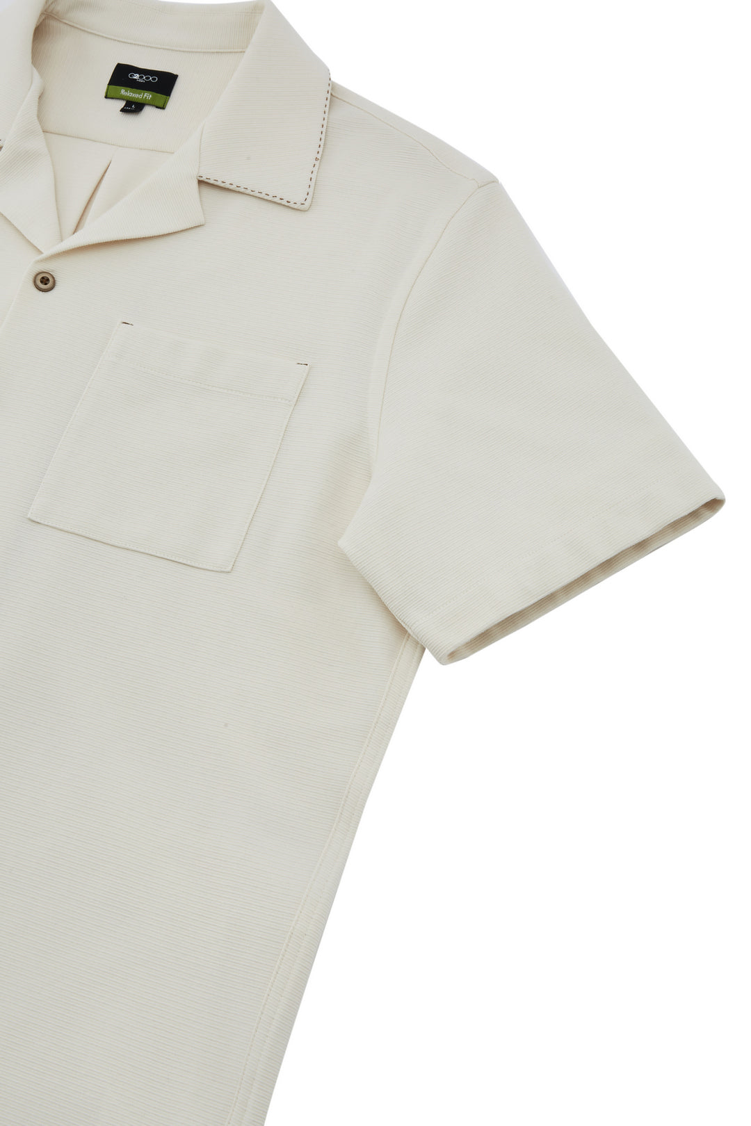 Cotton Blend Knit | Cotton Blend Short-Sleeve Casual Shirt