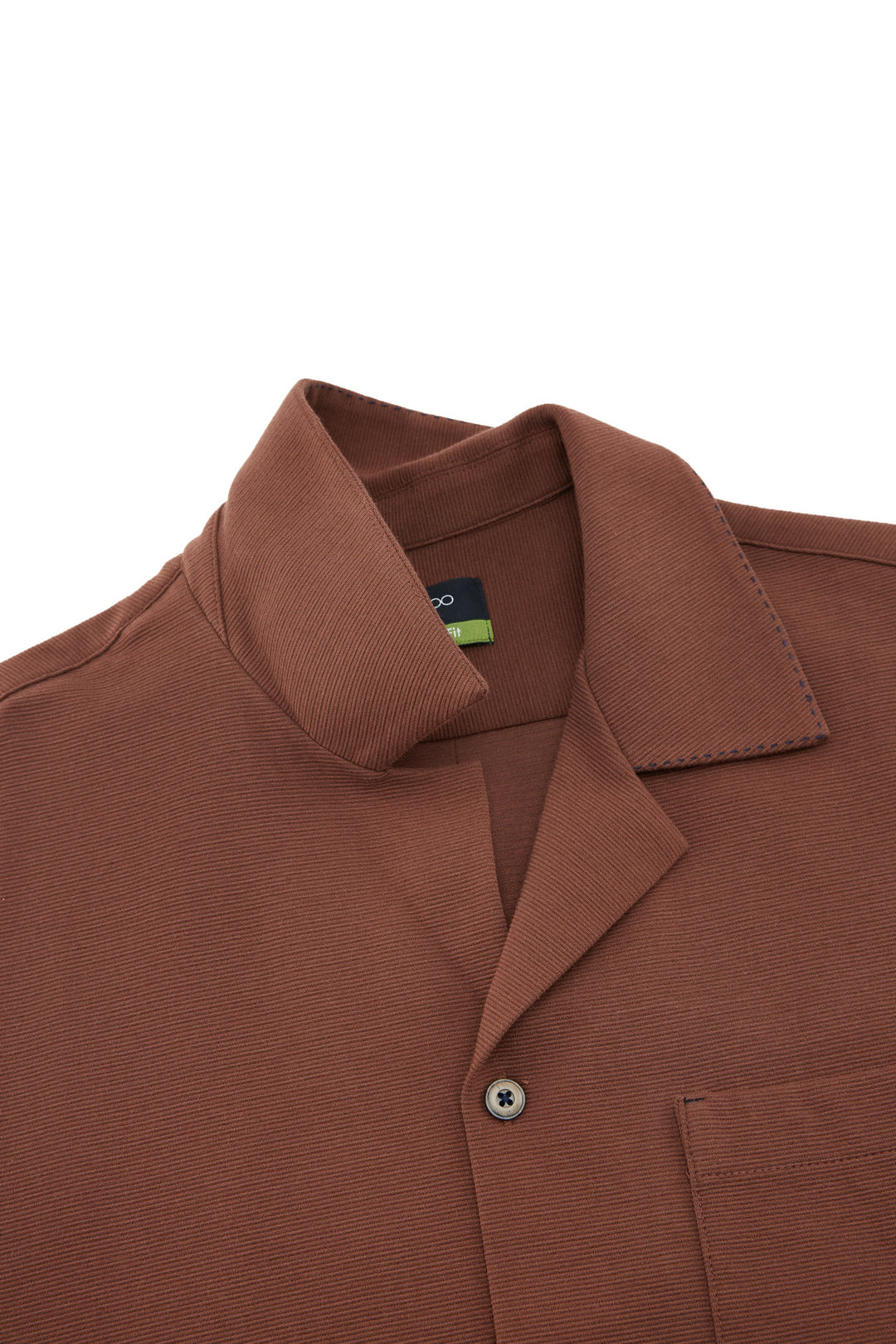 Cotton Blend Knit | Cotton Blend Short-Sleeve Casual Shirt