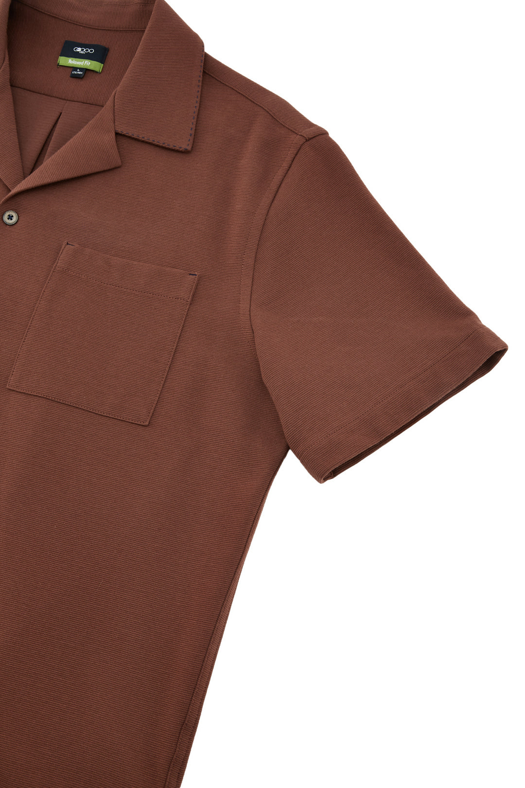 Cotton Blend Knit | Cotton Blend Short-Sleeve Casual Shirt