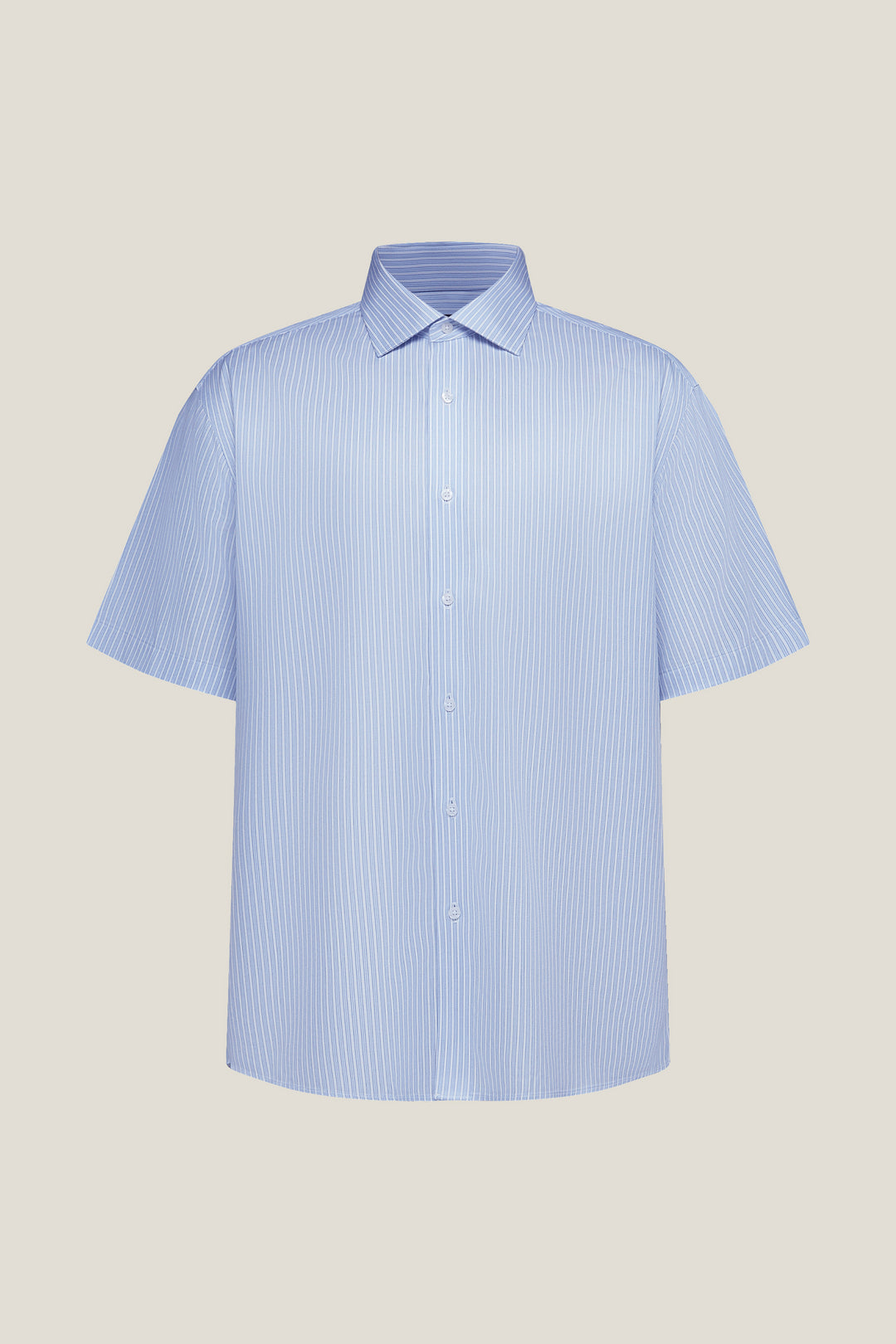 G2000 MAN-non-iron-short-sleeve-dress-shirt-61131511-Blue