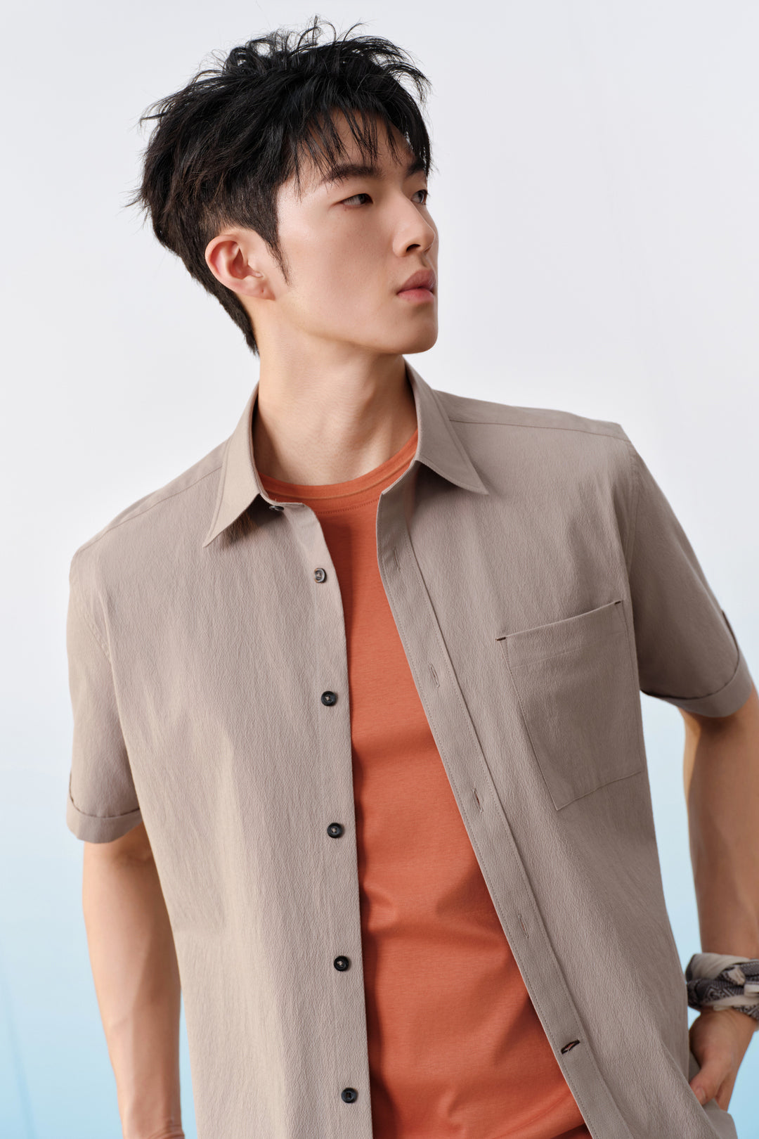 High-Cotton 短袖休閒恤衫