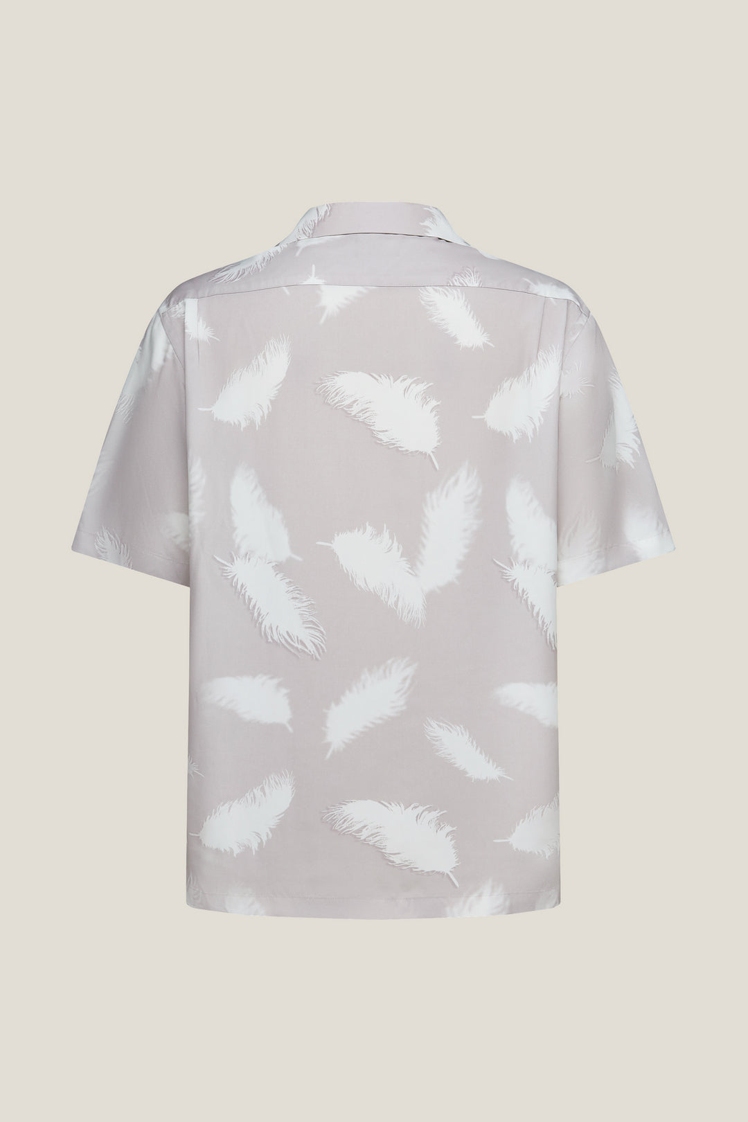 Soft Modal Blend Short-Sleeve Casual Shirt