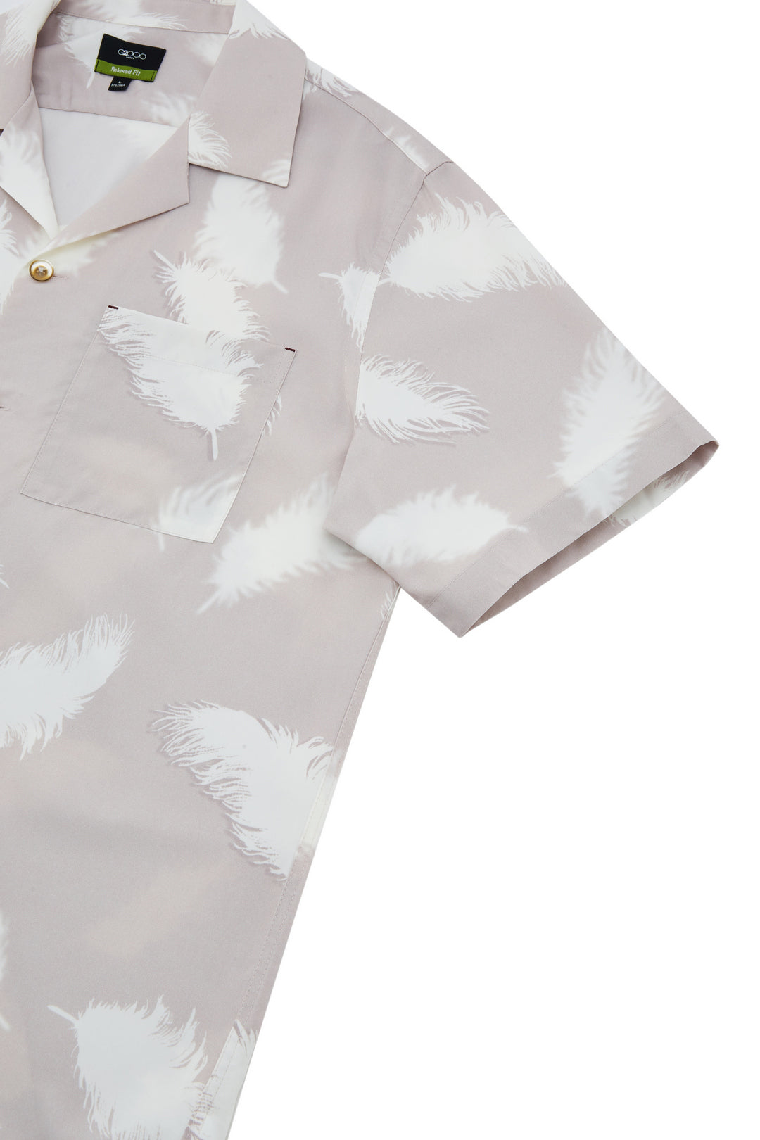 Soft Modal Blend Short-Sleeve Casual Shirt