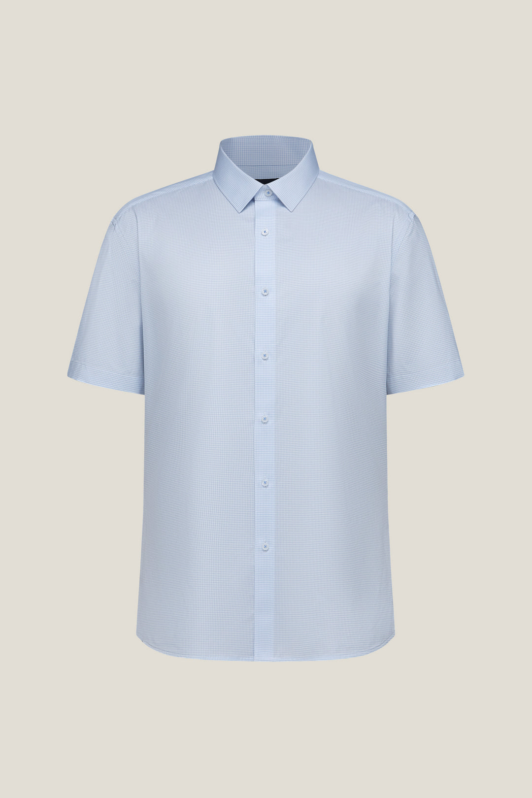 G2000 MAN-non-iron-short-sleeve-dress-shirt-61133243-Blue