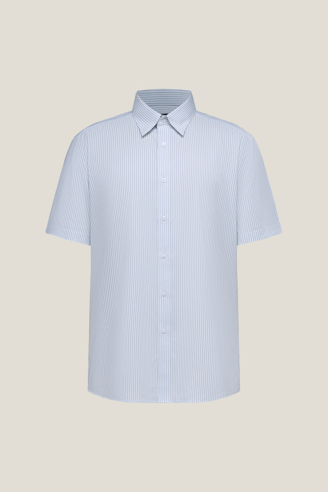 G2000 MAN-non-iron-short-sleeve-dress-shirt-61133292-Blue