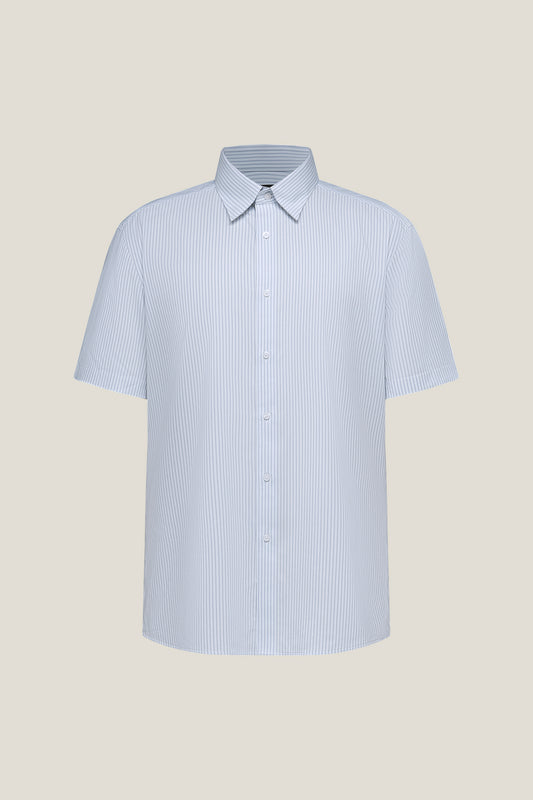 G2000 MAN-non-iron-short-sleeve-dress-shirt-61133292-Blue