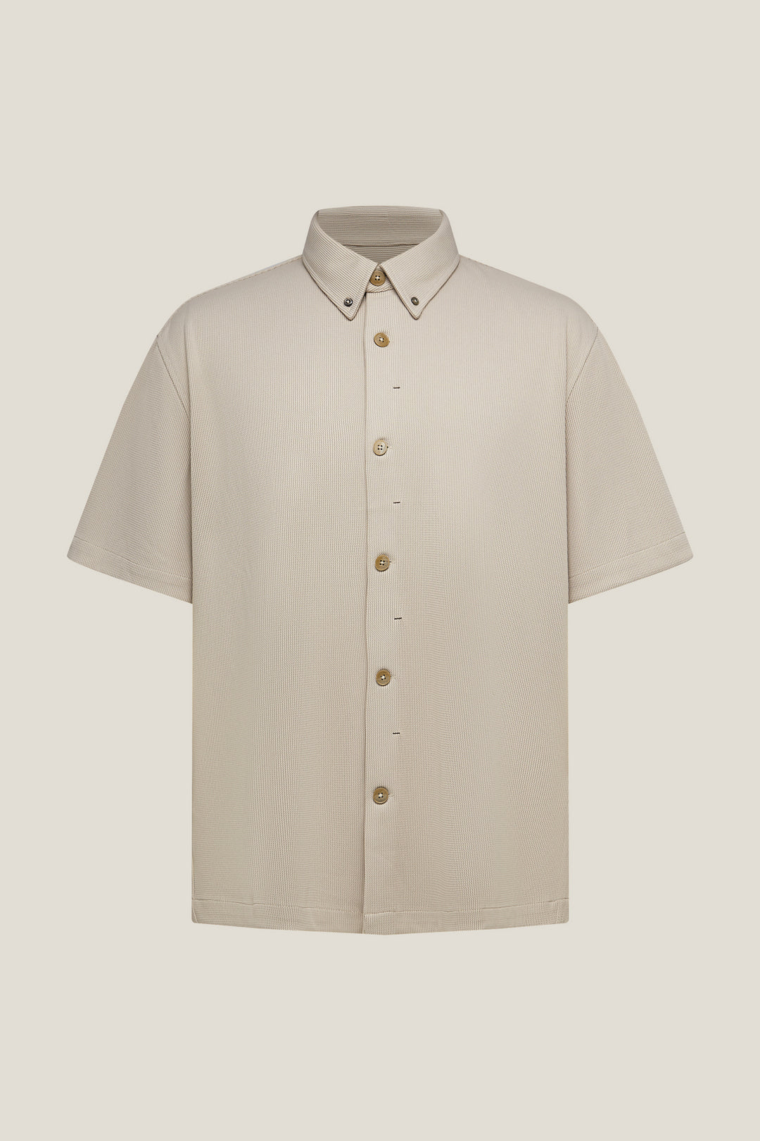 G2000 MAN-relax-fit-short-sleeve-casual-shirt-61133794-Beige