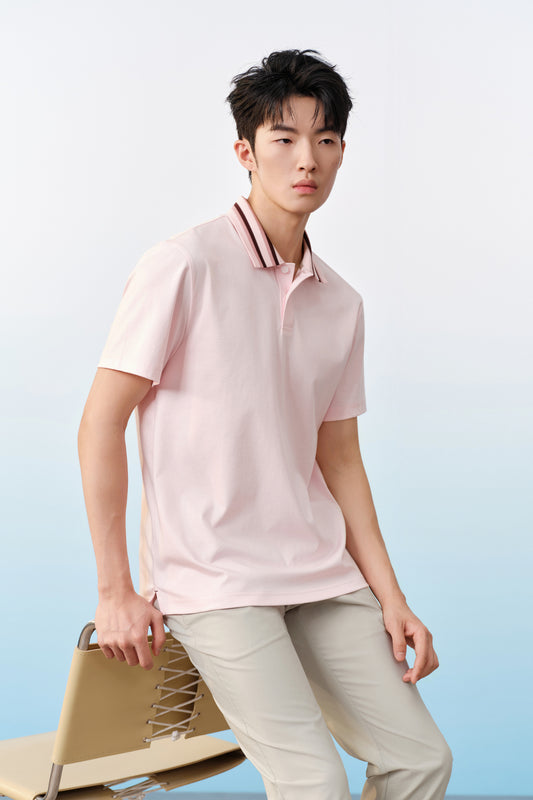 G2000 MAN-cool-touch-休閒剪裁-polo-shirt-61140074-Pink