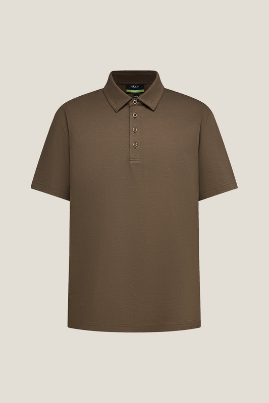 G2000 MAN-cool-touch-休閒剪裁-polo-shirt-61140144-Brown