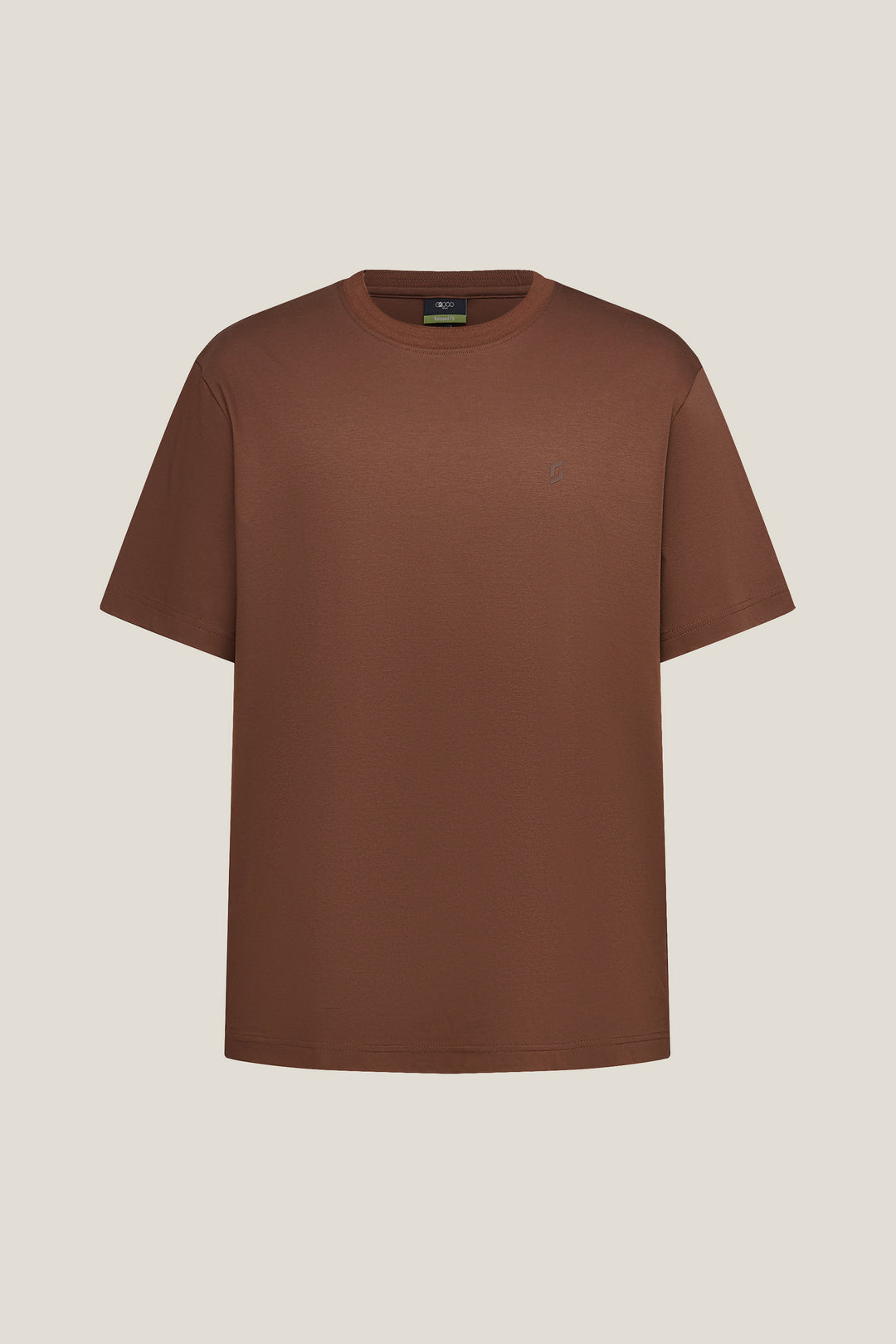 G2000 MAN-100-cotton-short-sleeve-casual-t-shirt-61140194-Brown