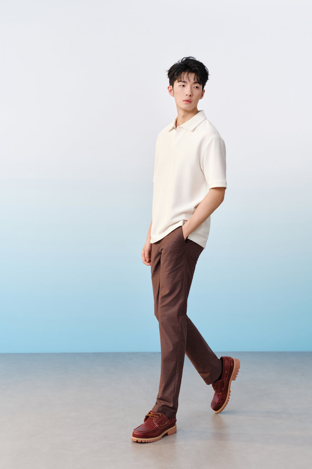 Oversize Fit Polo恤