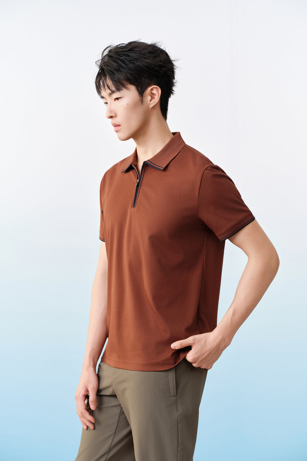 Mercerized Polo恤