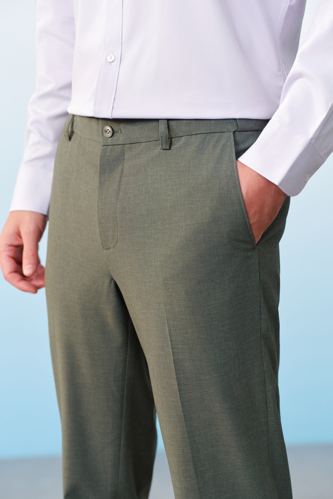 Three Proof Finish | Hidden Elastic Waistband 套裝西裝褲