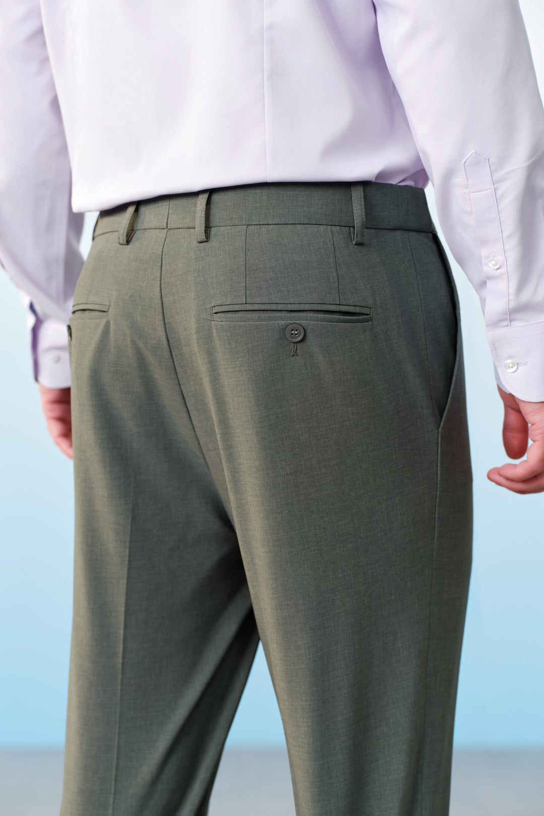 Three Proof Finish | Hidden Elastic Waistband 套裝西裝褲