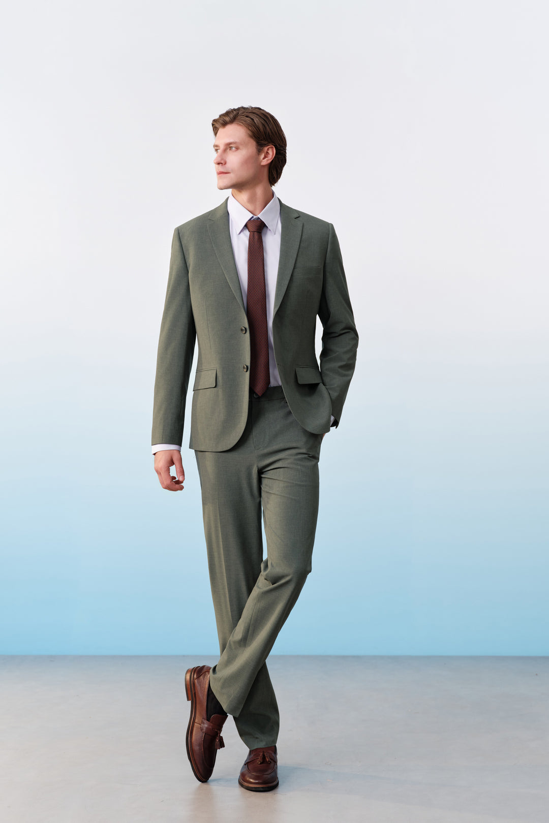 Three Proof Finish | Hidden Elastic Waistband 套裝西裝褲