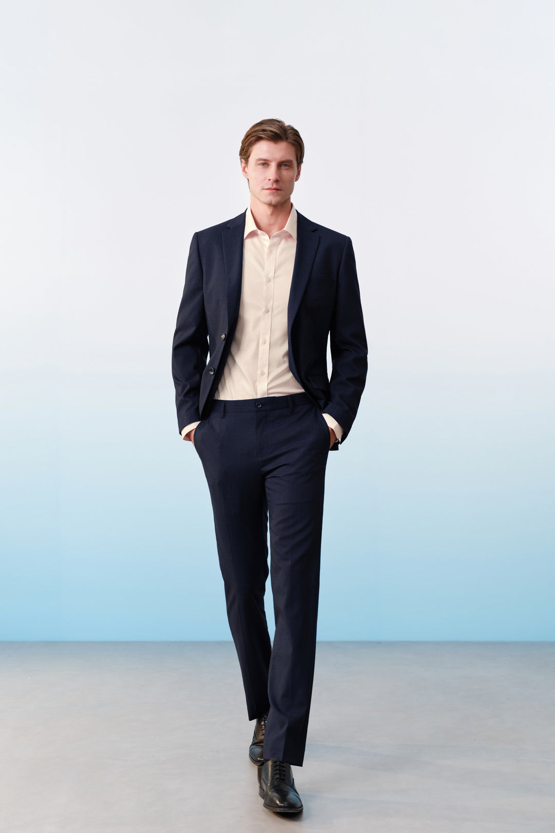 G2000 MAN-machine-washable-suit-pants-61153303-Blue