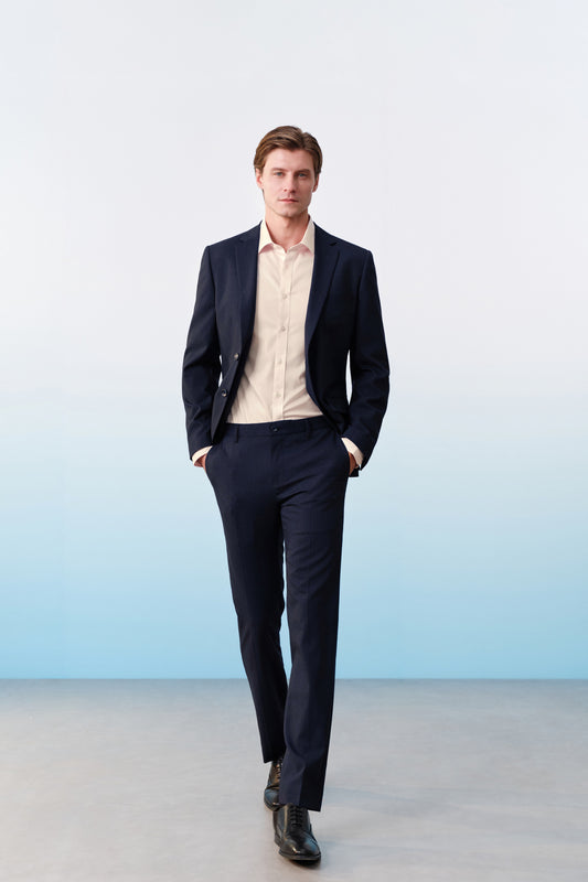 G2000 MAN-machine-washable-suit-pants-61153303-Blue