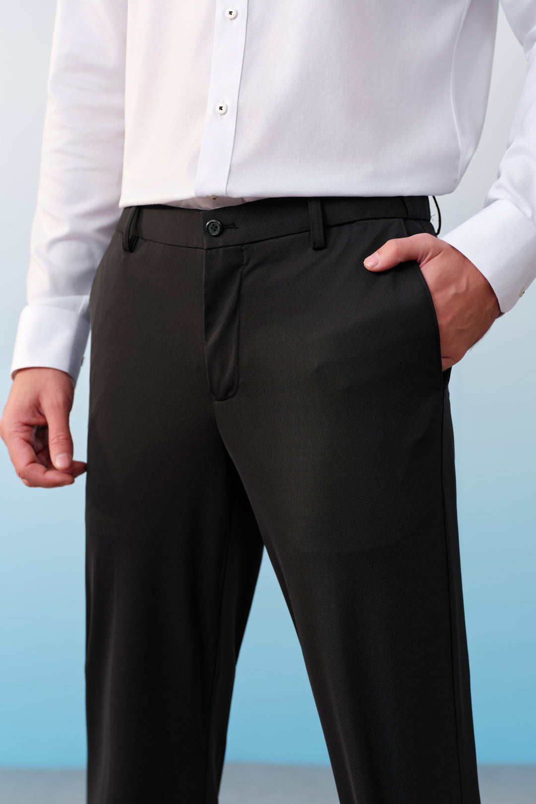 Cool Touch | Hidden Elastic Waistband Dress Pants