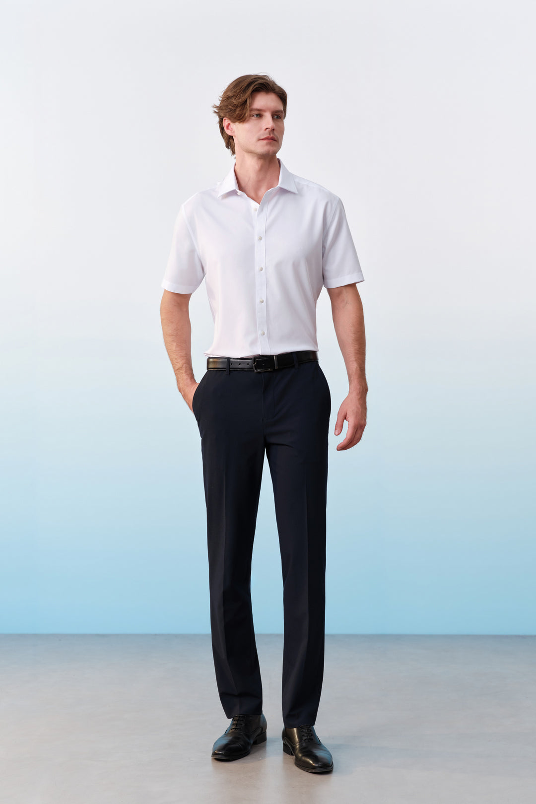 Quick Dry-Wicking | Hidden Elastic Waistband Dress Pants