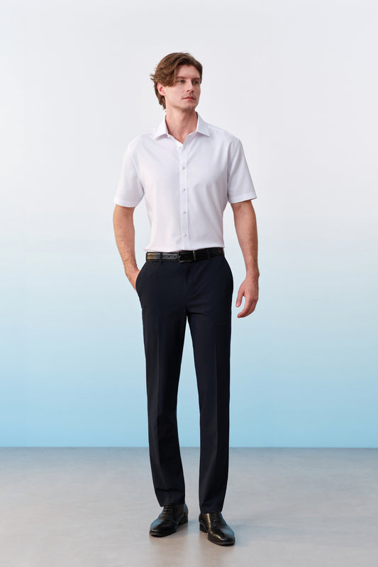 Quick Dry-Wicking | Hidden Elastic Waistband Dress Pants