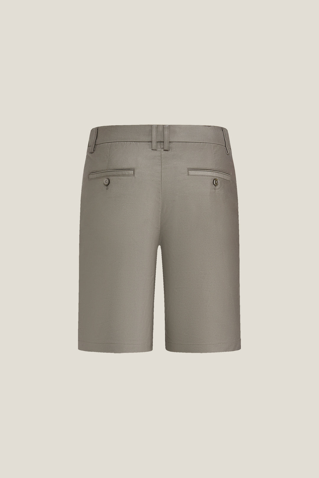 Hidden Elastic Waistband | Cotton Blend Casual Shorts