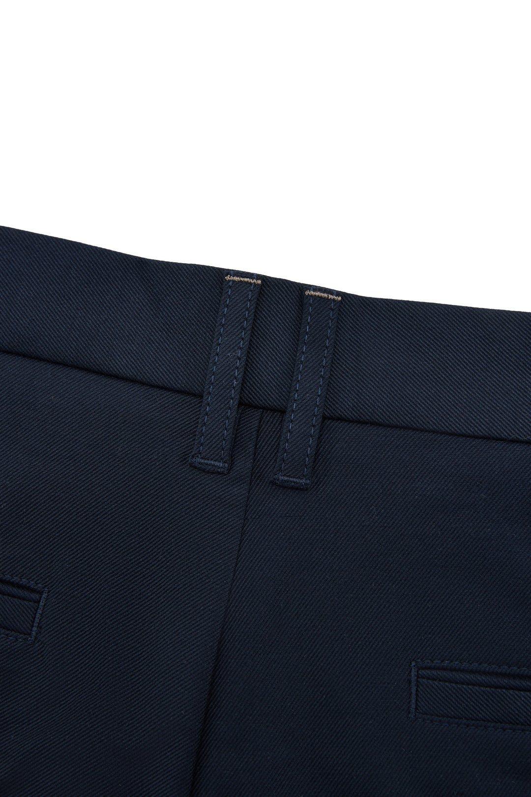 Hidden Elastic Waistband | Cotton Blend Chinos
