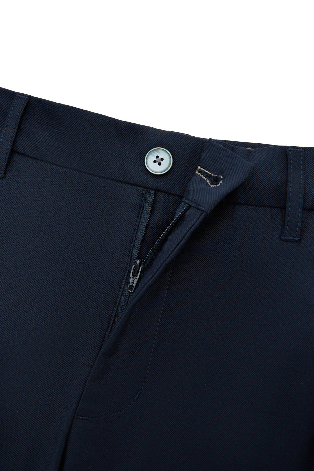 Hidden Elastic Waistband | Cotton Blend Chinos