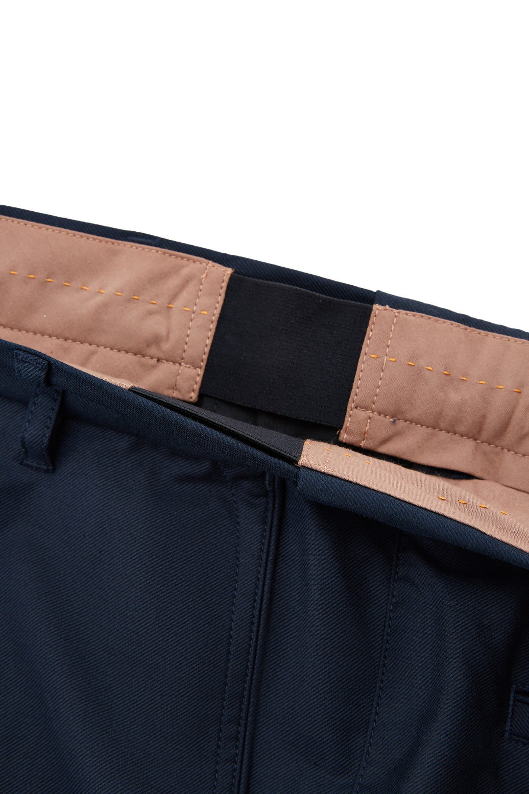 Hidden Elastic Waistband | Cotton Blend Chinos