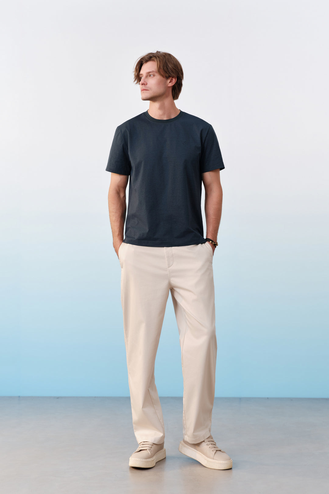 Cotton Blend 休閒長褲