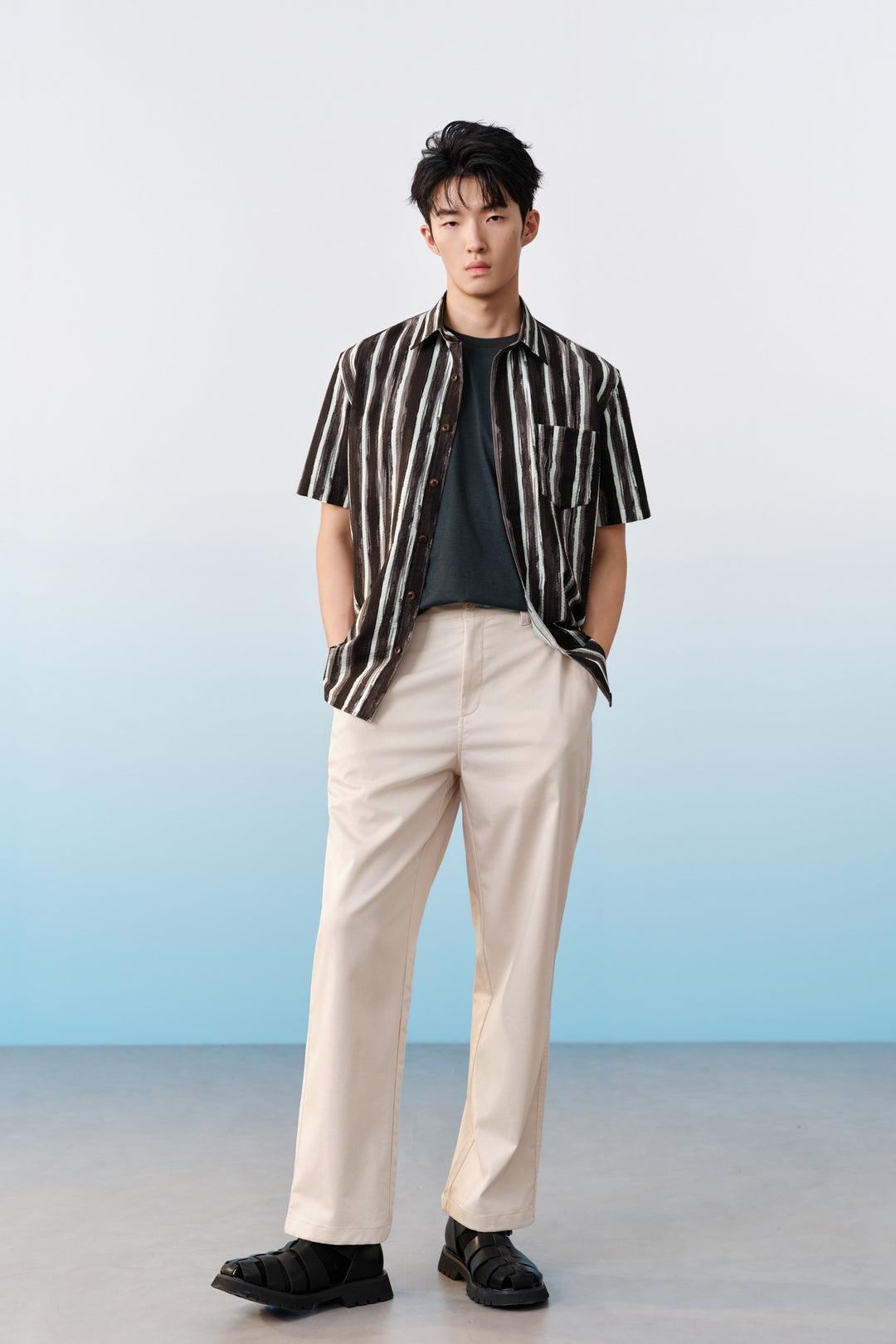 Cotton Blend 休閒長褲