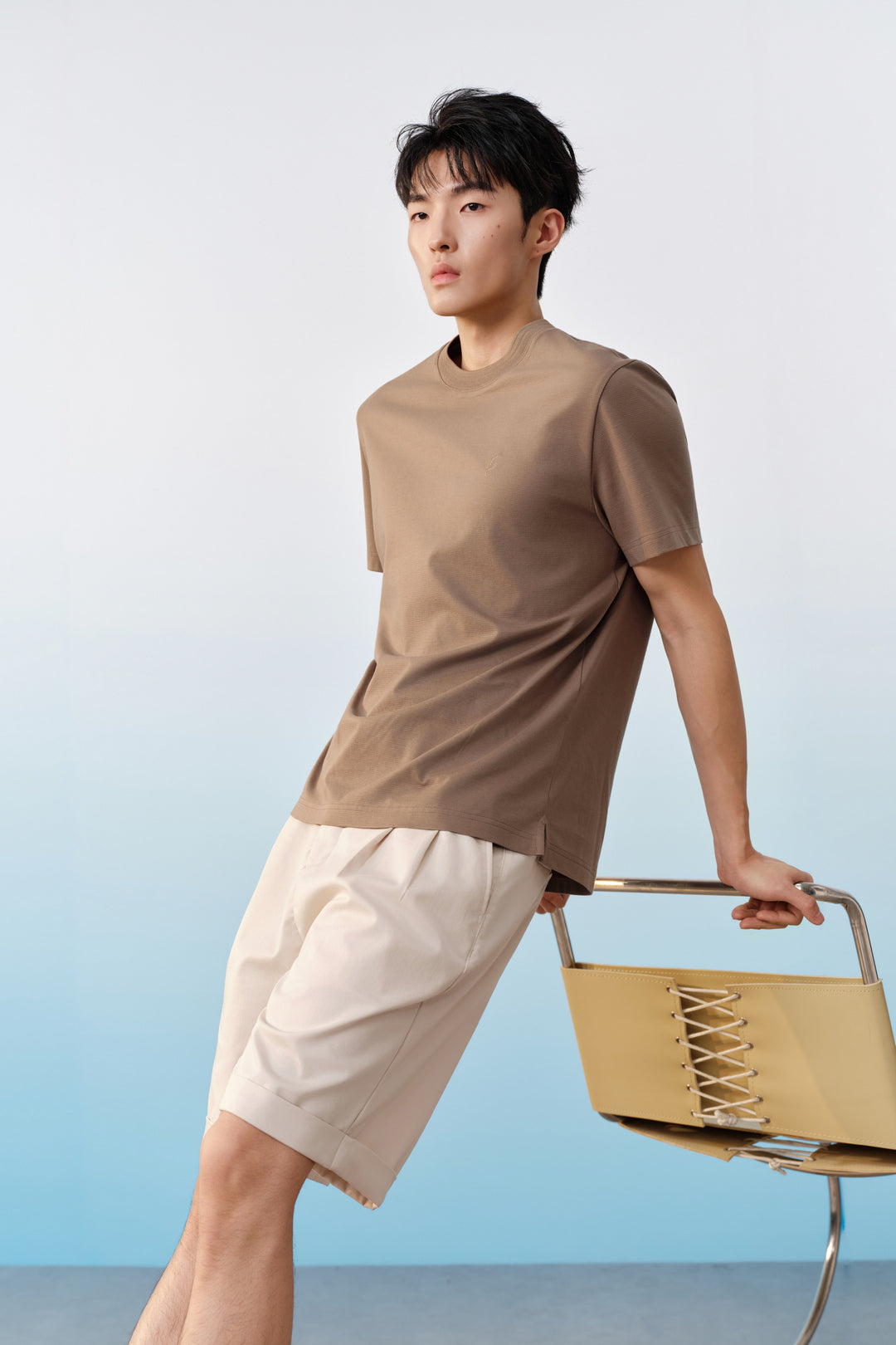 G2000 MAN-cotton-blend-casual-shorts-61163012-Beige
