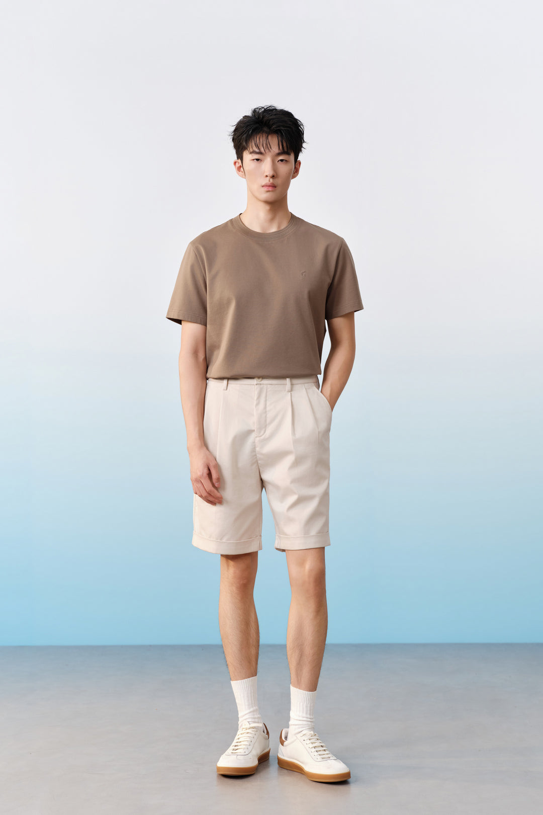 Cotton Blend 休閒短褲