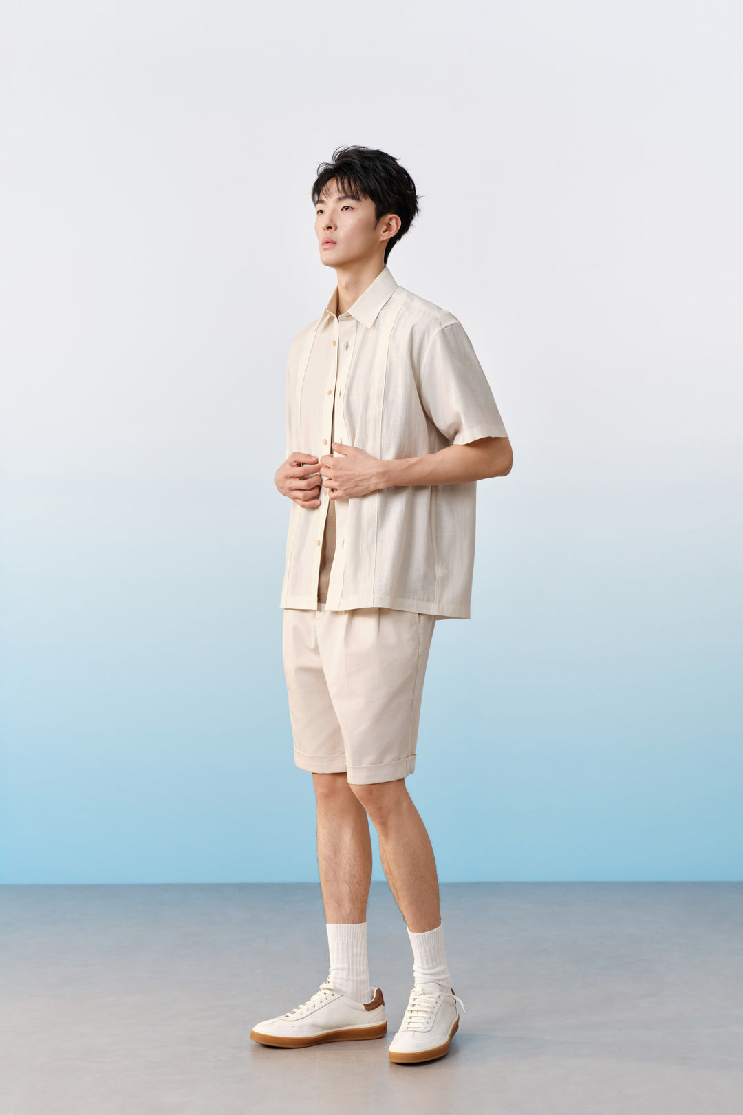 Cotton Blend 休閒短褲