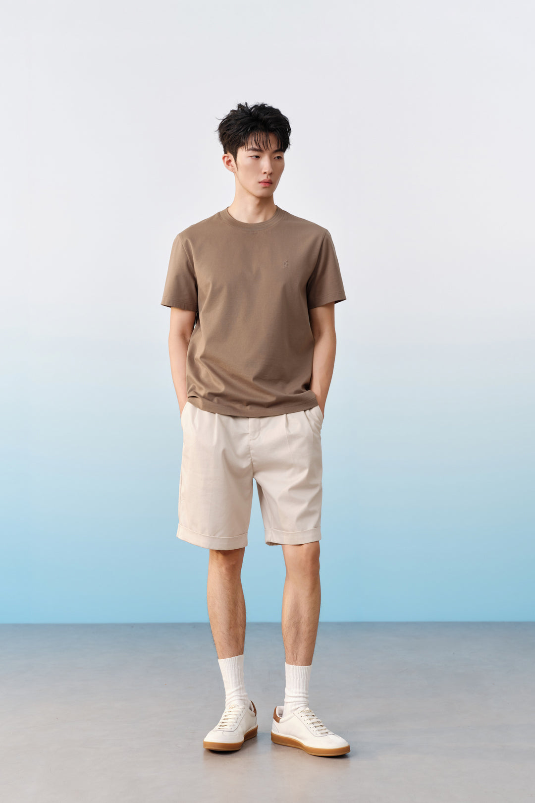 Cotton Blend 休閒短褲