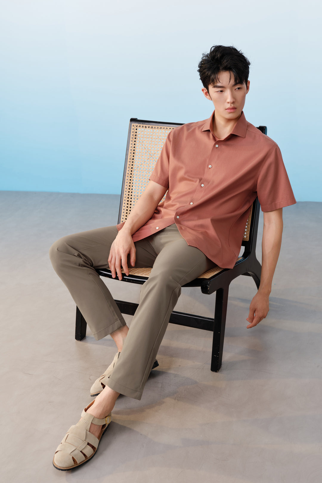 G2000 MAN-regular-fit-chinos-61163770-Brown
