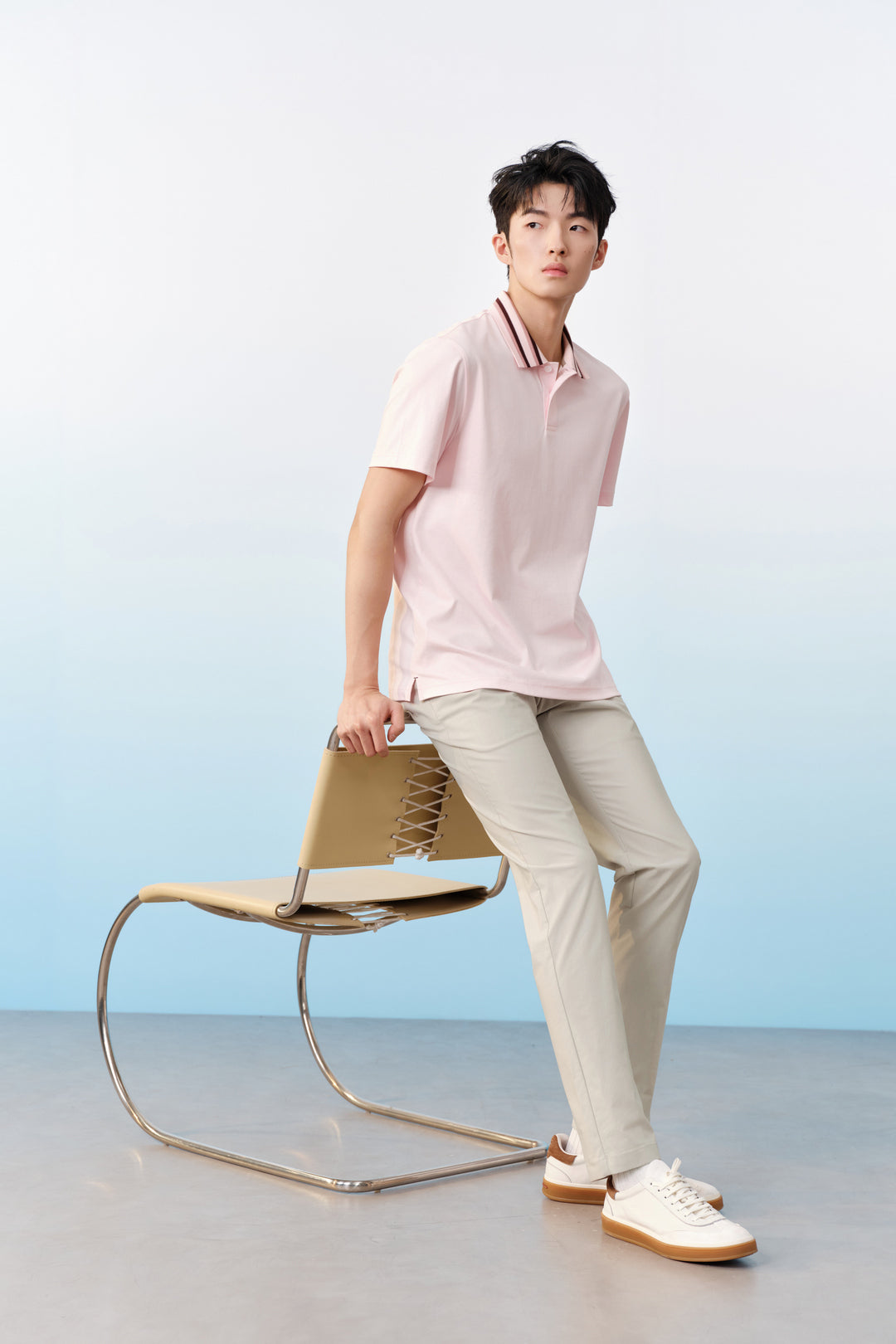 G2000 MAN-cool-touch-cotton-blend-chinos-61167005-Beige