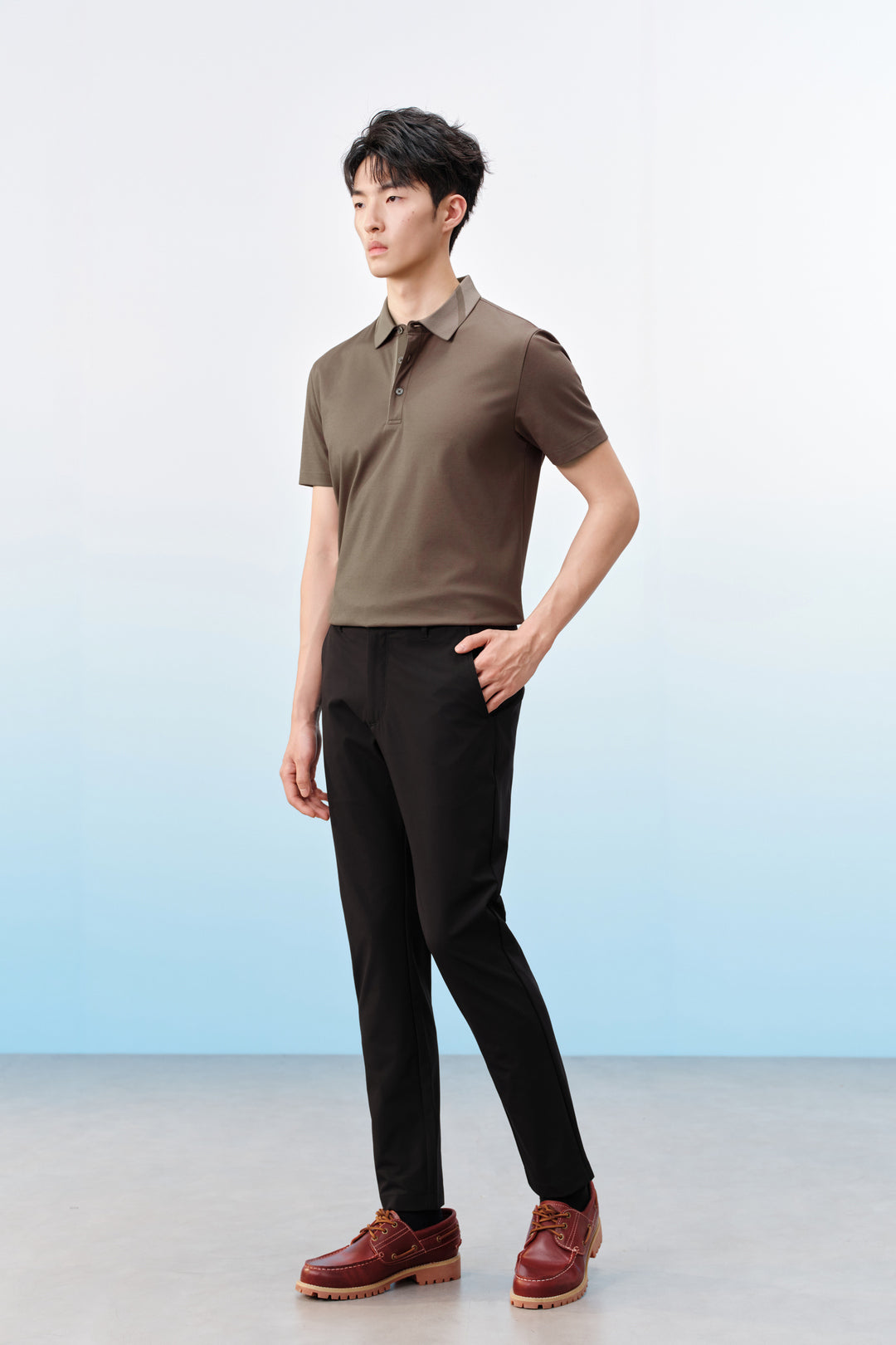 G2000 MAN-multi-way-stretch-chinos-61167017-Black