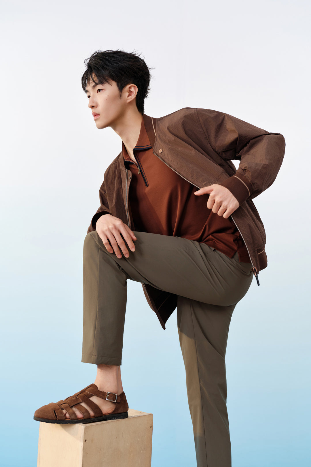 G2000 MAN-quick-dry-wicking-chinos-61167021-Brown