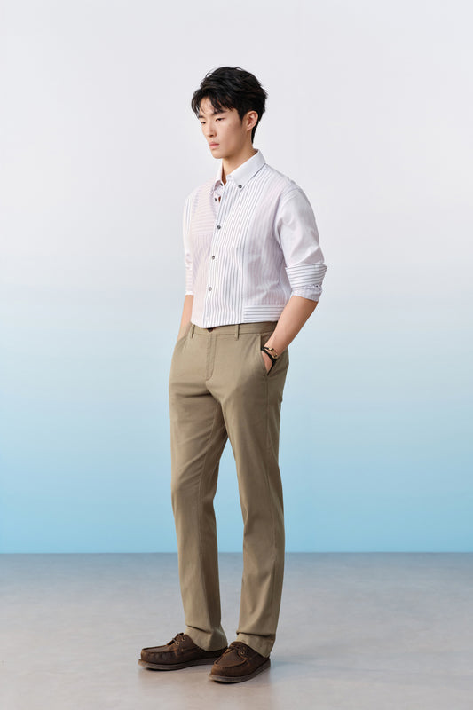 Cotton Blend Chinos