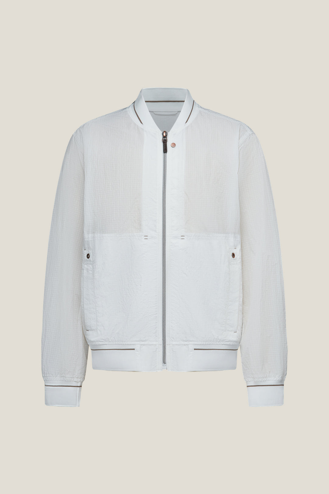 G2000 MAN-ribbed-baseball-jacket-61186104-White