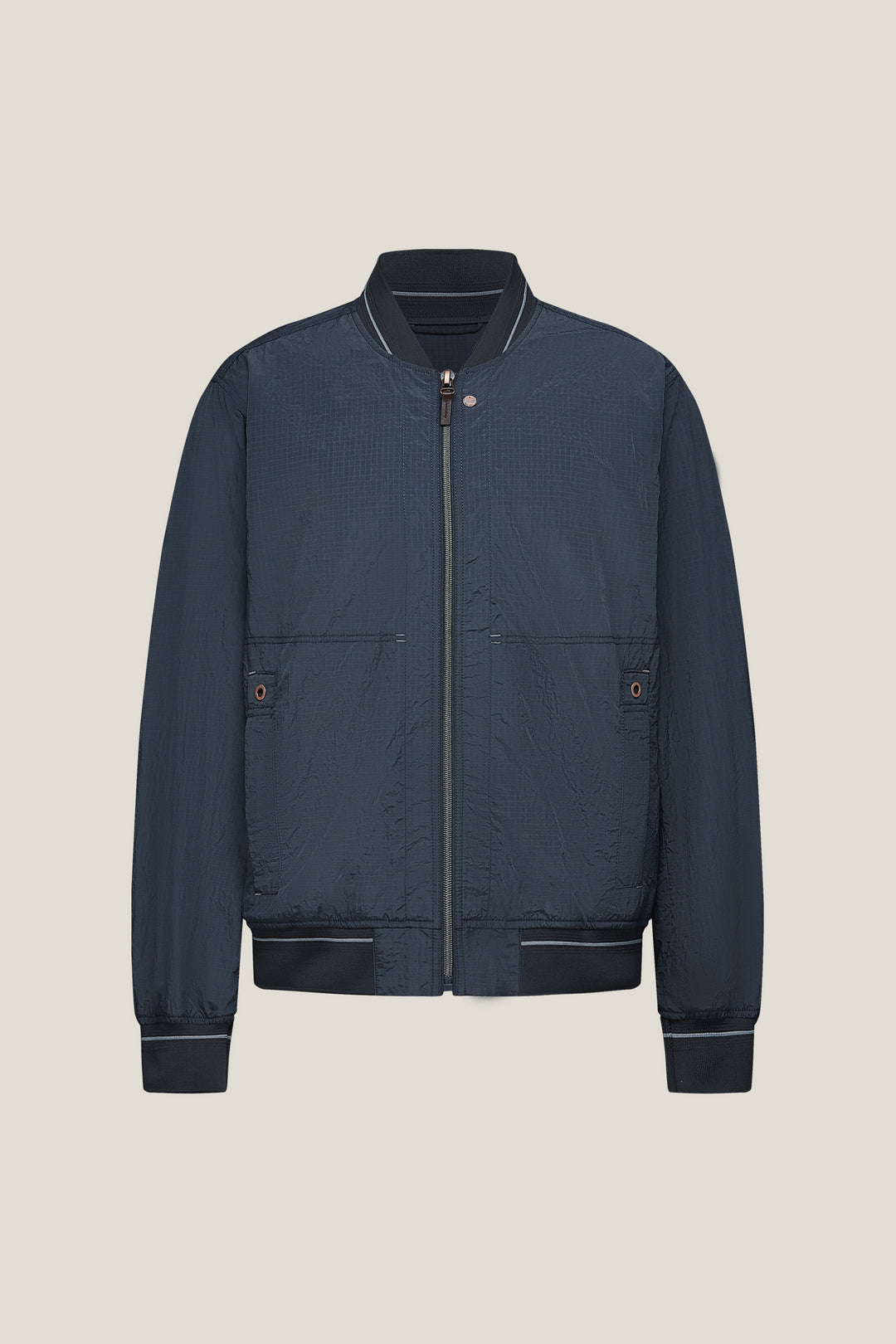 G2000 MAN-ribbed-baseball-jacket-61186104-Grey