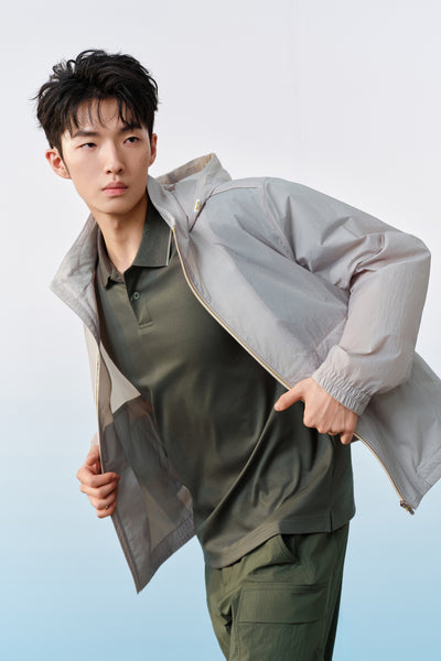 G2000 MAN-cool-touch-企領-jacket-61187028-Grey