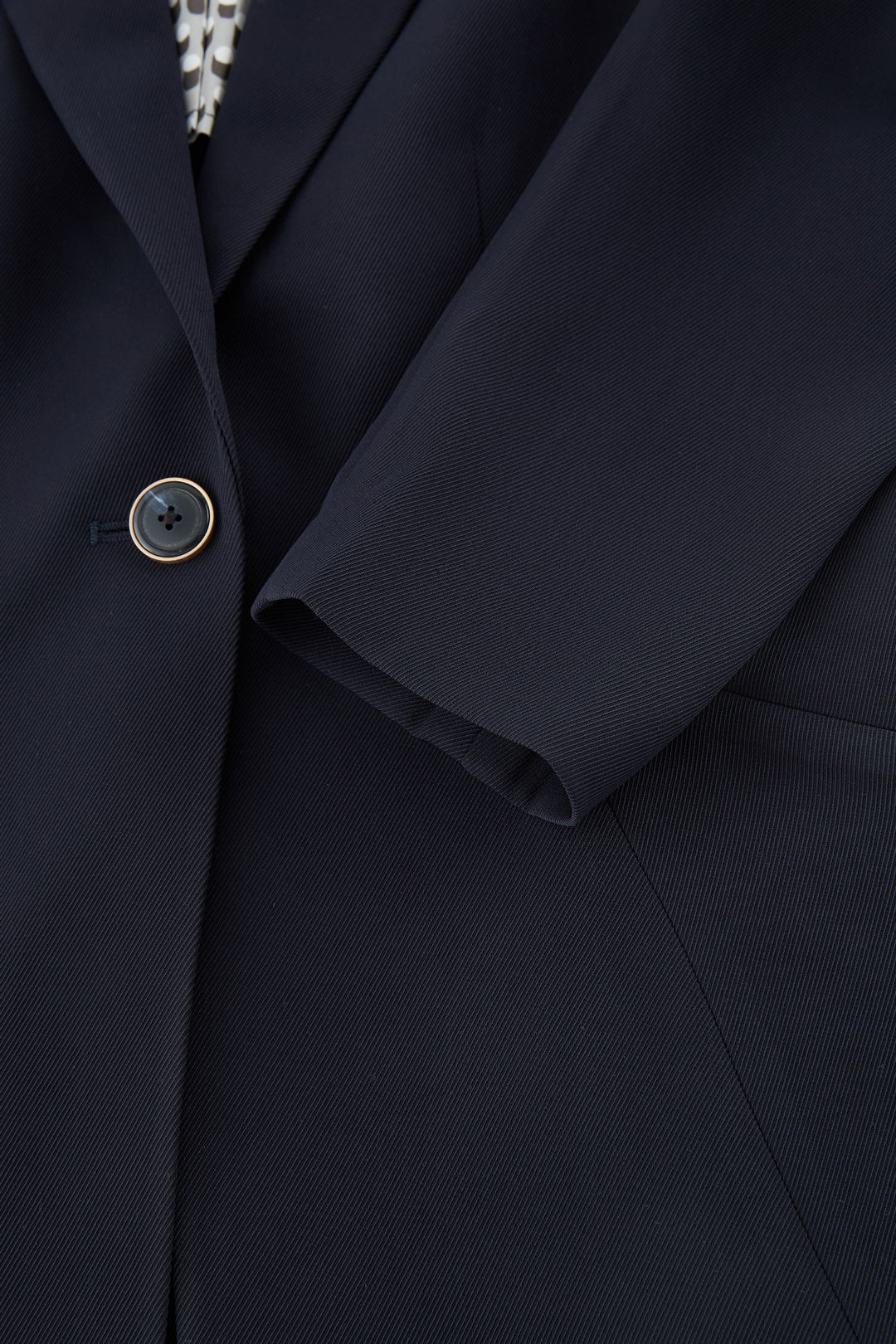 Cool Touch Notch Lapel Suit Blazer With Brooch